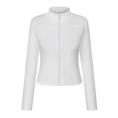 Modern Fashion 여성 슬림핏 집업 쿨링 스포츠 숏 상의 B04