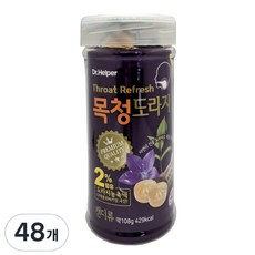 목청 도라지 24정 목캔디 건강사탕 목에좋은캔디, 48개, 108g