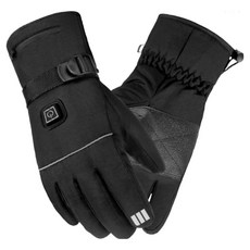 엠모터스 바로온 usb 충전식 열선 발열 장갑 6000mAh 방한 방풍 자전거 오토바이 장갑, NEW바로온 6000mAh 발열장갑-M, 1개