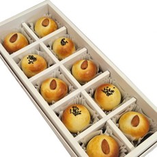 프리미엄커피만쥬 답례품 선물세트 수제만쥬 정통만쥬, 10개, 38g