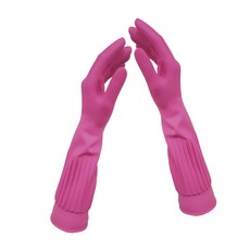 아이템셀 튜립 고무장갑 대(L) 10켤레, 핑크, 10개