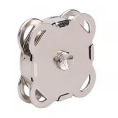 다라온 사방 메탈 자석단추 18mm 가방 똑딱이 가방부자재, 20개, 실버