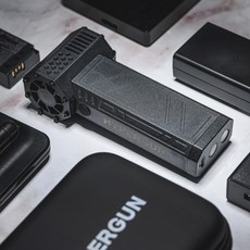하이퍼건 무선 미니 에어건 제트건 HYPERGUN 매트블랙, 1개