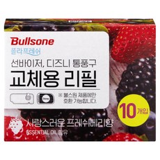 불스원 폴라프레쉬 선바이저 차량용방향제 리필 10p, 1개, 프레쉬베리향