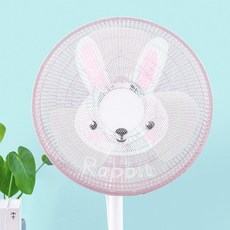 차차미 3개 선풍기 안전망 안전덮개, 토끼