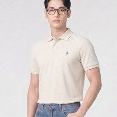 올젠 솔리드 카라티셔츠 반팔 베이지 ZPF2TT1804