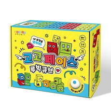 그로윗 고고페이스 루빅큐브, 혼합색상, 1개