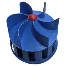 무동력 통풍기 (망타입) 배출 정화조 배관 이동식 화장실 비닐 하우스 환풍기 75/100mm 겸용