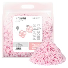 더홀릭 햄스터 종이베딩 고슴도치 소동물 꽂동네 핑크 2개세트, 400g