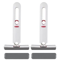 깔끔플러스 다용도 접이식 스퀴지 미니 밀대 걸레, 2개