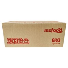 엠지푸드 겨자소스 일회용 12gx500, 맛죤 겨자소스 일회용 12gx500, 1개, 6kg