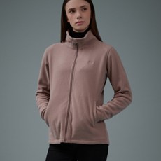 [르까프]여성 플리스 기모 소프트 후리스 집업자켓 핑크베이지