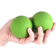 [리퍼상품] va TPE 더블 마사지볼 그린색 ( 땅콩볼 ), 1개, green