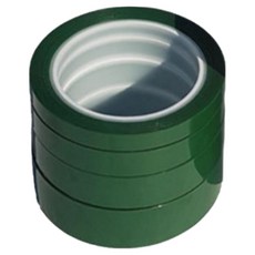 3M 8993K 녹색 실리콘 테이프 고열 내열 마스킹 무잔사 테이프 10mm X 50M, 2개