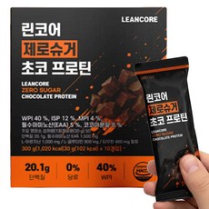 린코어 WPI 분리유청 단백질 쉐이크 고단백 프로틴 파우더 제로슈거 스틱 초코맛, 10개, 30g