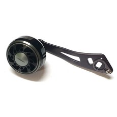 배이트릴 파워핸들 2볼 알루미늄핸들 튜닝핸들 베이트릴 노브 선상쭈꾸미, A검정