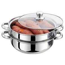 캐시리 야미 2단찜기 찜솥 스텐 인덕션겸용 28cm, 1개