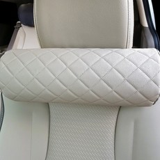 2025 더뉴 카니발 4세대 페리 차량용 목쿠션 프리미엄 와이드 고탄성 메모리폼 목베개, 2개, 코튼베이지