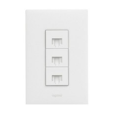 태성전기 르그랑 아펠라 화이트 8P 3구 CAT5E, 1개