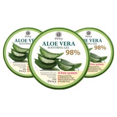 듀이 리얼촉촉 98 알로에베라 수딩젤 300g (4개) 알로에수딩젤 알로에겔 알로에젤, 4개