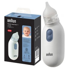 브라운 유아 자동 콧물흡입기 코빼는기계 신생아 아기 코흡입기 의료용 출산선물필수품, 상세페이지 참조, 1개