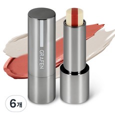 GRAFEN 男性用Triple Naked護唇膏, 紅棕色, 6個