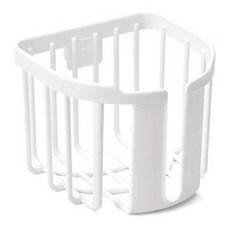 도도구디 무타공 휴지 디스펜서 칼라 다용도 휴지걸이, 화이트, 1개