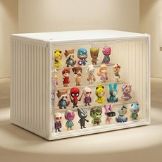 러비키 프리미엄 대형 피규어 레고 진열장 보관함 아크릴케이스 먼지차단형 장식장 3Color, soft white