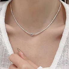 FANSYLI 하트 펜던트 은목걸이 심플 실버925 은체인 목걸이 럭키 재물운 실버목걸이 써지컬목걸이 명품목걸이 선물추천 0907JLL433 패션의류/잡화/여성패션 반품 최저가 7,940원 로켓배송