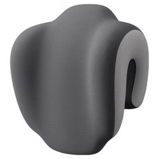 Luminex 탈부착 의자 목 쿠션 메모리폼 사무실 의자 헤드레스트, 그레이