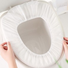 개별포장 일회용 변기커버 여행용 공공화장실용 캠핑용, 10개, 화이트