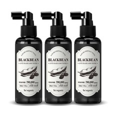 수오가닉 블랙빈 맥주효모 탈모완화 카페인 헤어토닉 150ml 3개
