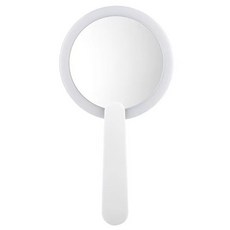 [티케이샵] LED 휴대용 화장 메이크업 거울(건전지타입), 화이트, 1개