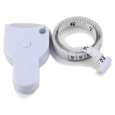 1/2구성 허리 피팅 자동 조임 줄자 다이어트 휴대용 150cm, 1개