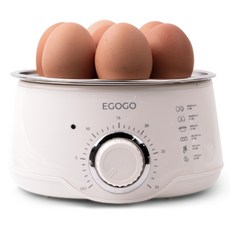 디큐브 계란찜기 올스텐 SUS 304 세라믹코팅 + 계란집게 증정, EGOGO 1단(7구) 단품