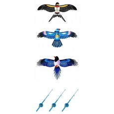 디심플 낚시연 낚시대 연날리기 3종 세트, 3개