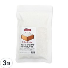 3년 숙성 간수뺀 신안소금 미네랄 가득 신안천일염, 3개, 1.2kg