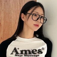 투브릿지 보잉 뿔테안경 자외선차단 빅사이즈 y2k 안경테
