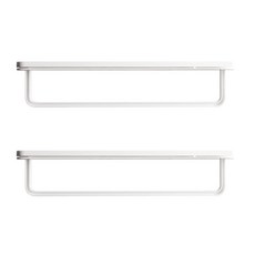 메이크마인 부착식 벽면 안쪽 모자 수건 슬리퍼 거치 수납 걸이, 4개