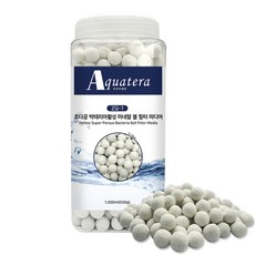 Aquatera 觀賞魚用 超多孔 硝化菌活化 礦物球 過濾介質 1L 550g, 1個