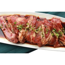 프리미엄 담양 댓잎 양념 돼지갈비 돼지구이 3kg (10대) [서경푸드], 1개