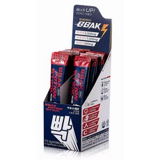 BBAK 빡포션 제로카페인 급속 회복충전 복합 에너지 드링크, 12.3g, 28개