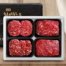 [농협횡성한우] 어사품 1등급 정육세트 3호1.6kg(냉장 팩당 400g), 1개, 1600g