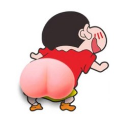 3D 말랑 말랑 엉덩이 스티커 실리콘 도어가드4P도라에몽 짱구 웰시코기 캐릭터 문콕방지, 4개