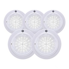 KimS LED 원형 센서등 15W 240mm, 5개, 주광색