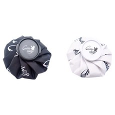 1+1 물샘 차단 결로 방지 완벽 설계 스포츠/통증/열감 진정용 프리미엄 냉온주머니 블랙+화이트, 2개
