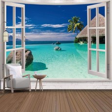 초대형 패브릭 포스터 300x150cm, 환상의 휴가