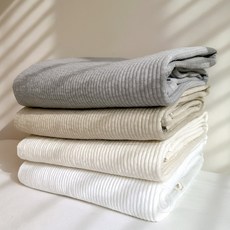 라온이브 순면 사계절 알러지케어 무형광 바이오워싱 누빔 일자 침대패드, 그레이