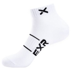 EXR 남성 컬러라인 포인트 발목양말 6P_WHBK, FREE, 6족세트_WHBK