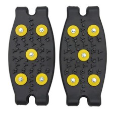 달래봄 휴대용 미끄럼방지 도시형 아이젠 2쌍, 블랙